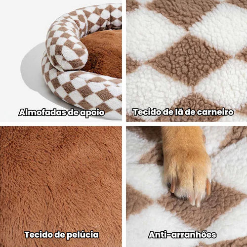 Cama Donut com Apoio Ortopédico - Funny Fuzzy